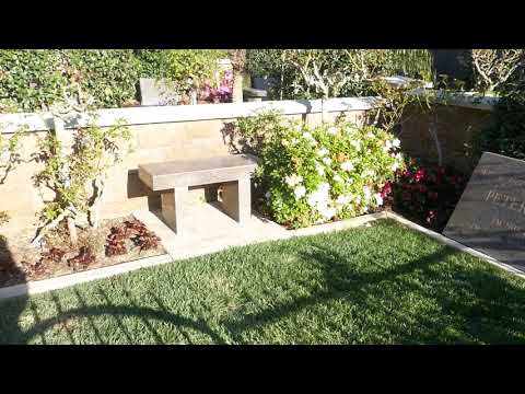 Actor Peter Falk Grave Westwood Memorial Park Los Angeles California USA Columbo