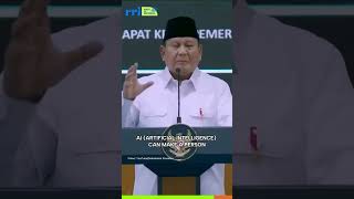 This is What Prabowo Says About AI