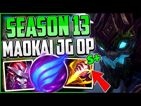 HOW TO PLAY MAOKAI JUNGLE & CARRY FOR BEGINNERS + Best Build/Runes Season 13 League of Legends