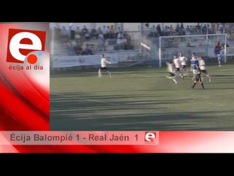 Écija Balompié 1 - Real Jaén 1. Resumen