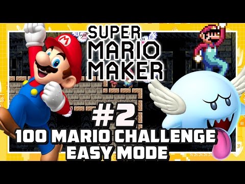 Super Mario Maker - Part 2: 100 Mario Challenge (EASY)