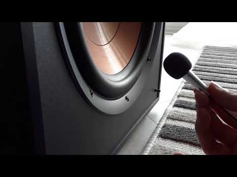 NEW SUBWOOFER klipsch r-100sw BASS TEST
