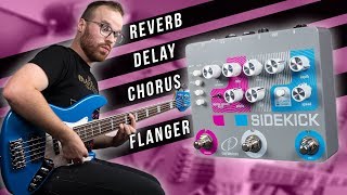 Video thumbnail for Reverb + Delay + Modulation?! Crazy Tube Circuits Sidekick [Bass Demo] by Patrick Hunter