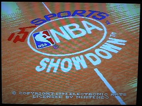 NBA Showdown Super Nintendo