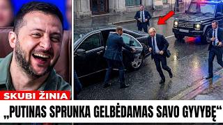 MILŽINIŠKA naujiena! Putinas bandė bėgti – Ukraina smogė jo pabėgimo maršrutui