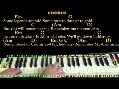 Centuries (Fall Out Boy) Piano Cover Lesson with Chords/Lyrics
