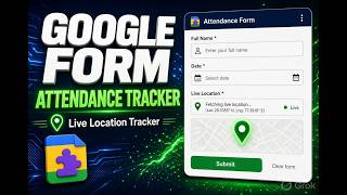 Google Form for Attendance | Google Form Attendance Tracker | Google f