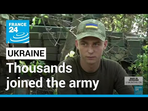 Thousands of Ukrainians joined the army since Feb. 24th • FRANCE 24 English