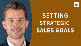 Sales Tutorial - Setting goals