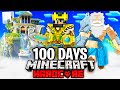 I Survived 100 Days on Mount Olympus in Minecraft.. Here's What Happened..