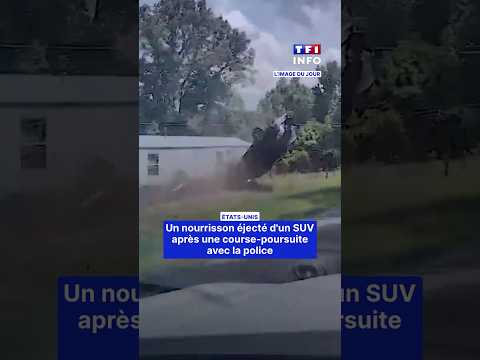 États-Unis : un nourrisson éjecté d'un SUV après une course-poursuite avec la police｜TF1 INFO