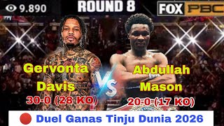 Download lagu 🔴 Duel Ganas Tinju Dunia 2026 GERVONTA DAVIS VS ABDULLAH MASON | Tinju Dunia Hari ini | Boxing live mp3