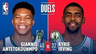 Giannis Antetokounmpo - Milwaukee Bucks - Kyrie Irving - Cleveland Cavaliers