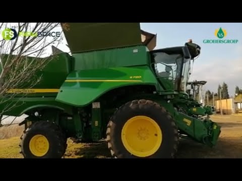 2018 John Deere S780 (2) stroper op die VS Groeiersgroep Veiling, 20 Aug 2022.