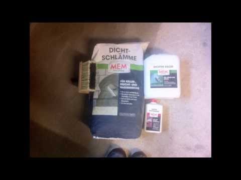 Wand Abdichtung mit MEM Produkten