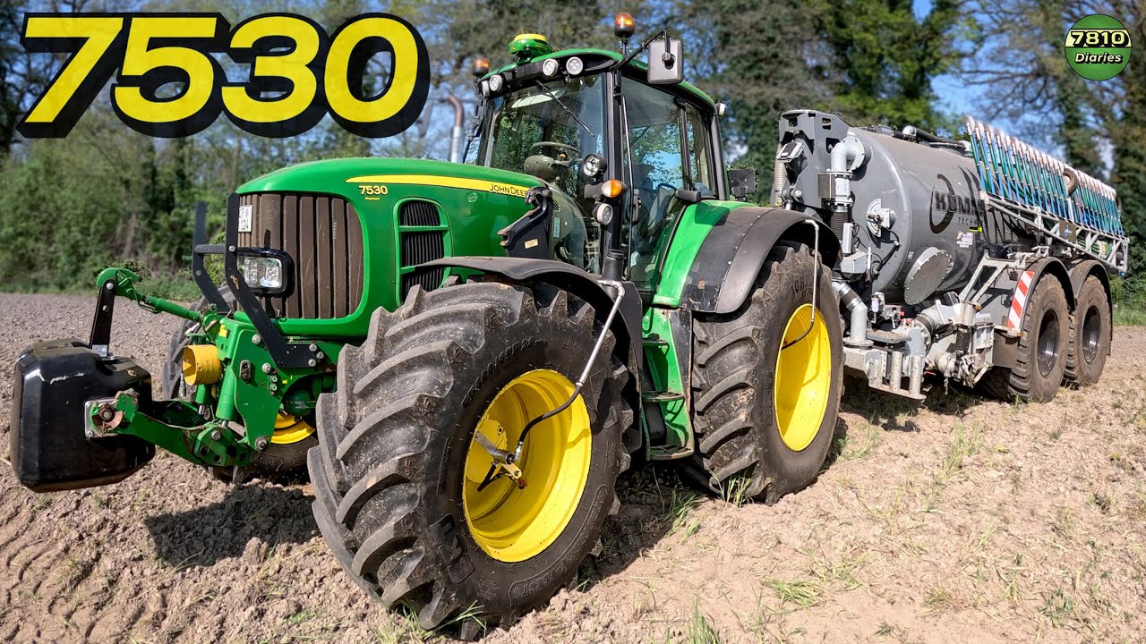 John Deere 7530 SOUND🔥….vorm KUMM mit Tobi!