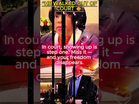 Defendant Walks Out of Court — Judge Issues Immediate Arrest Warrant