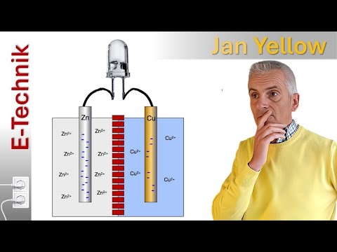 Wie funktioniert eine Galvanische Zelle, ein Daniell Element oder eine Halbzelle? (Elektrochemie 05)