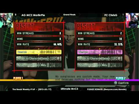 The Break #169 - UMvC3 GF - AG MCZ MarlinPie VS FC ChrisG
