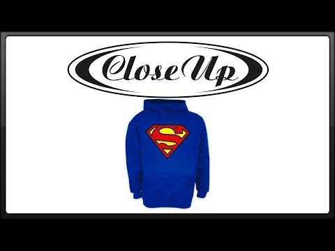 Superman Hoodie Logo Kapuzenpullover