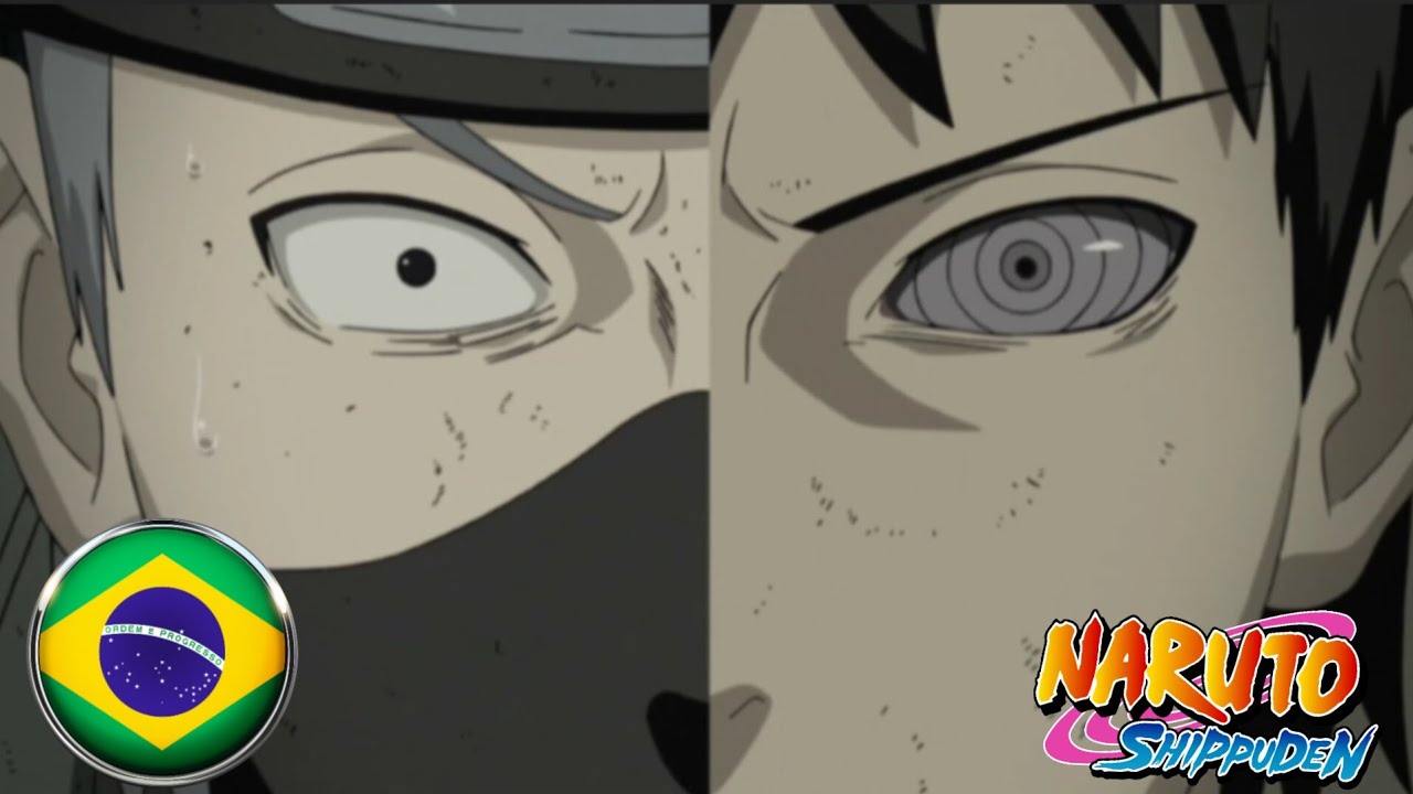 NARUTO QUEBRA A MASCARA DE OBITO NARUTO SHIPPUDEN DUBLADO