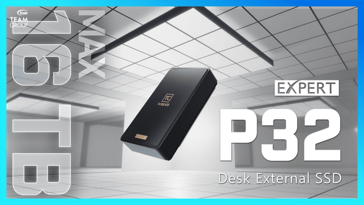 T-CREATE EXPERT P32 Desk External SSD | TEAMGROUP - YouTube