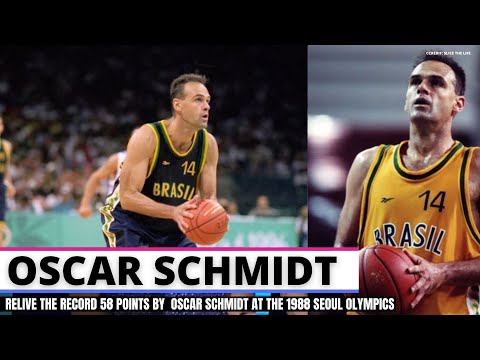Oscar Schmidt: Most Points Scored in a Single Basketball Game at the Olympics (58 Points - 1988)