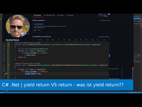 C# .Net | yield return VS return - was ist yield return??