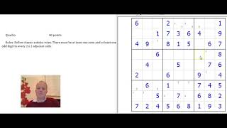 Quadro Sudoku - Another World Sudoku Championship Puzzle!