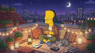Lofi City Rooftop ☕ Relaxing Beats For Your Chill Night