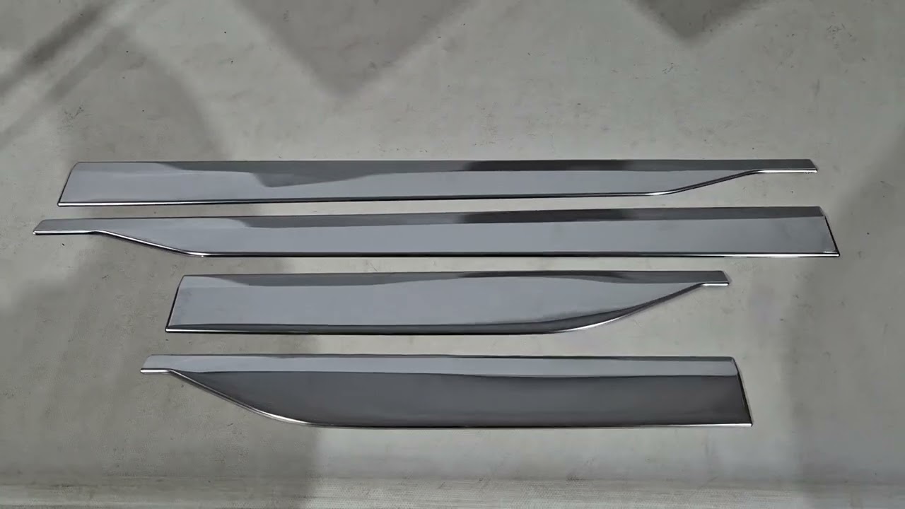 Дверные молдинги (4 шт, нержавейка) Video 1