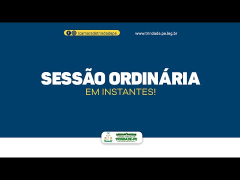 5ª REUNIÃO ORDINÁRIA DA 15ª LEGISLATURA DA CÂMARA DE TRINDADE-PE, REALIZADA NO DIA 10/03/2026