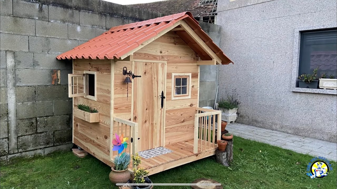 casita infantil de madera #wood #maker #diy #bricolaje