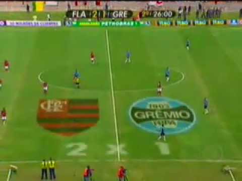 Flamengo 2 x 1 Grêmio brasileirão 2009 - jogo do...