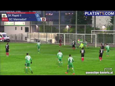 27.04.17 SK Rapid II - SC Mannsdorf - Highlight  (1. Halbzeit / 38:05) am 27.04.2017 20:10