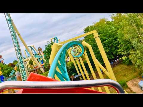 COLOSSUS Thorpe Park - WORLD'S FIRST 10 LOOPING Roller Coaster! | 4K ULTRA HDR