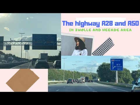 The Netherlands Highway A28 in zwolle and A50 in Heerde
