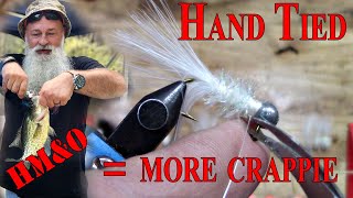“Hand Tied = More Crappie” Follow along as we tie another great Crappie Jig.