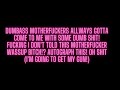 Get My Gun Lyrics Uncensored - D12. SUBSCRIBE FOR MORE! #eminem #rap  #d12 I'm gunna get my gun!