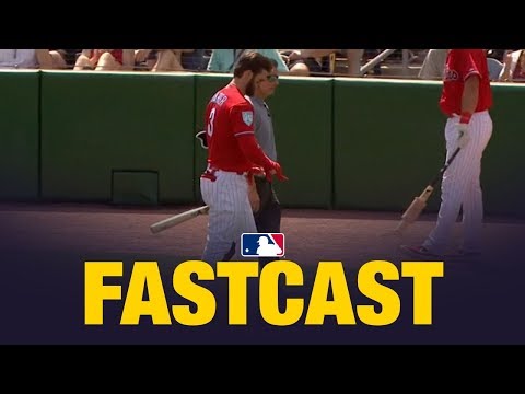 MLB.com FastCast: Harper lifted after HBP - 3/15/19