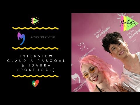 Eurovision 2018 | Cláudia Pascoal & Isaura (Portugal) Interview | #ESPreParty2018