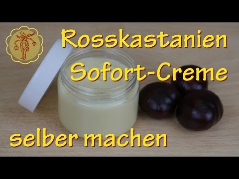Rosskastanien-Sofortcreme selber machen - gegen Krampfadern #2