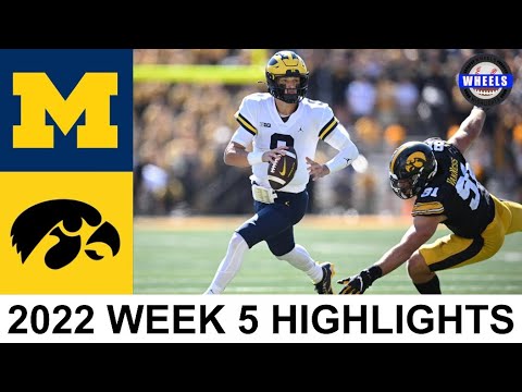 #4 Michigan vs Iowa Highlights | College Football Week 5 | 2022 College Football Highlights