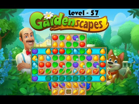 Gardenscapes Level 57 - [2020] [No Boosters] solution of Level 57 on Gardenscapes [Hard Level]