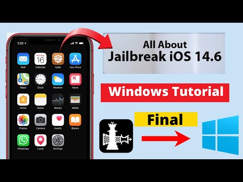 How to jailbreak IOS 14.6 with windows!Easy tutorial one pen drive game over.