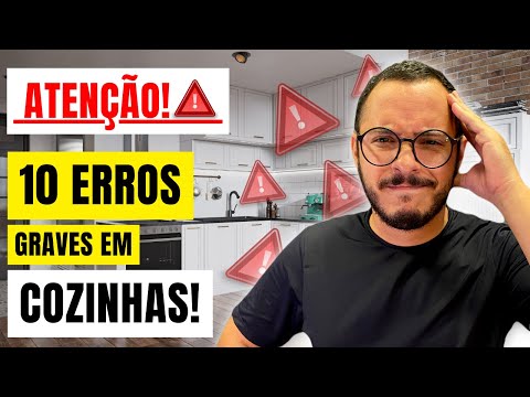 [CUIDADO⚠️] 10 ERROS PARA VOCÊ NÃO COMETER EM SUA COZINHA! e como evita-los!