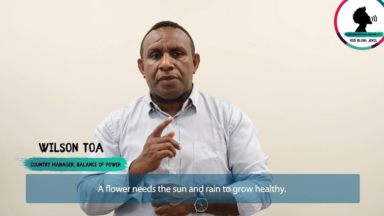 Wilson Toa Balance of Power Country Manager, Vanuatu - Male Champion of Change, 16 Days Of Activism