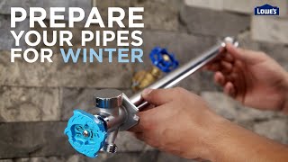 How To Prepare Your Pipes for Winter