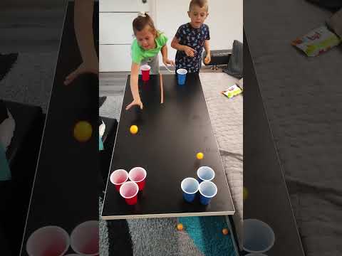 Zanimljive igre sa čašama i loptica🟠🟠