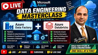 🔴 LIVE: Azure Data Engineering Masterclass | ADF + Azure Databricks | 